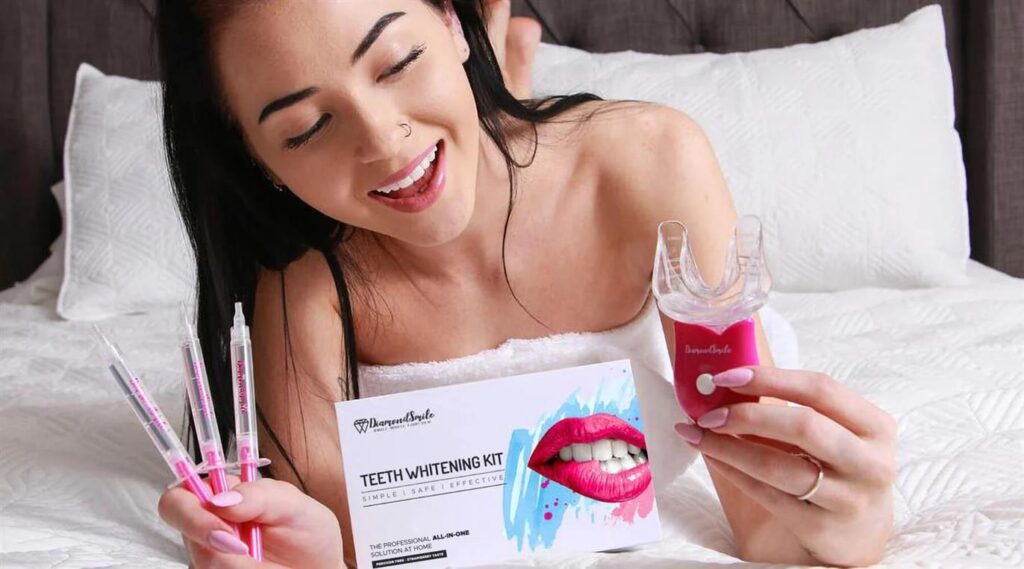 So funktioniert’s: Zahnaufhellung zu Hause mit DiamondSmile