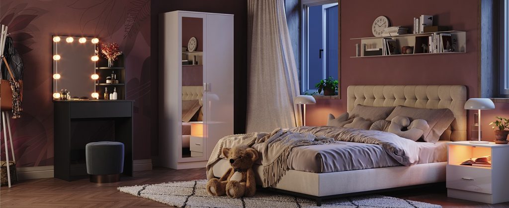 Warum der SONNI Schminktisch mit LED-Spiegel & Hocker mehr als nur ein Möbelstück ist