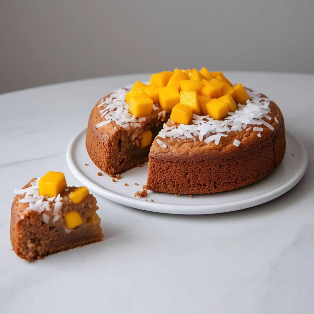 Indulge in Guilt-Free Decadence: Andy Anand’s Sugar-Free Mango Coconut Cake